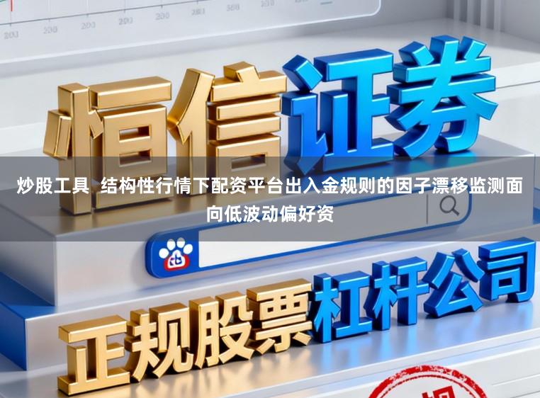 炒股工具  结构性行情下配资平台出入金规则的因子漂移监测面向低波动偏好资